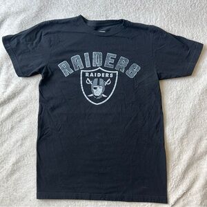 NFL Raiders Black Short Sleeve Tee